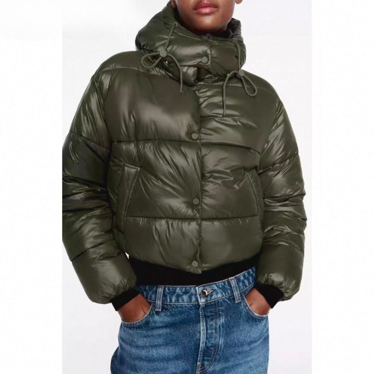 OliveAir-Virale Pufferjacke