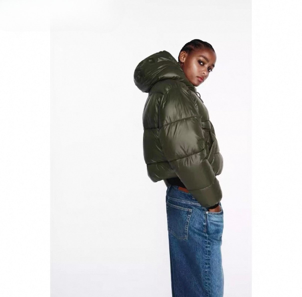 OliveAir-Virale Pufferjacke