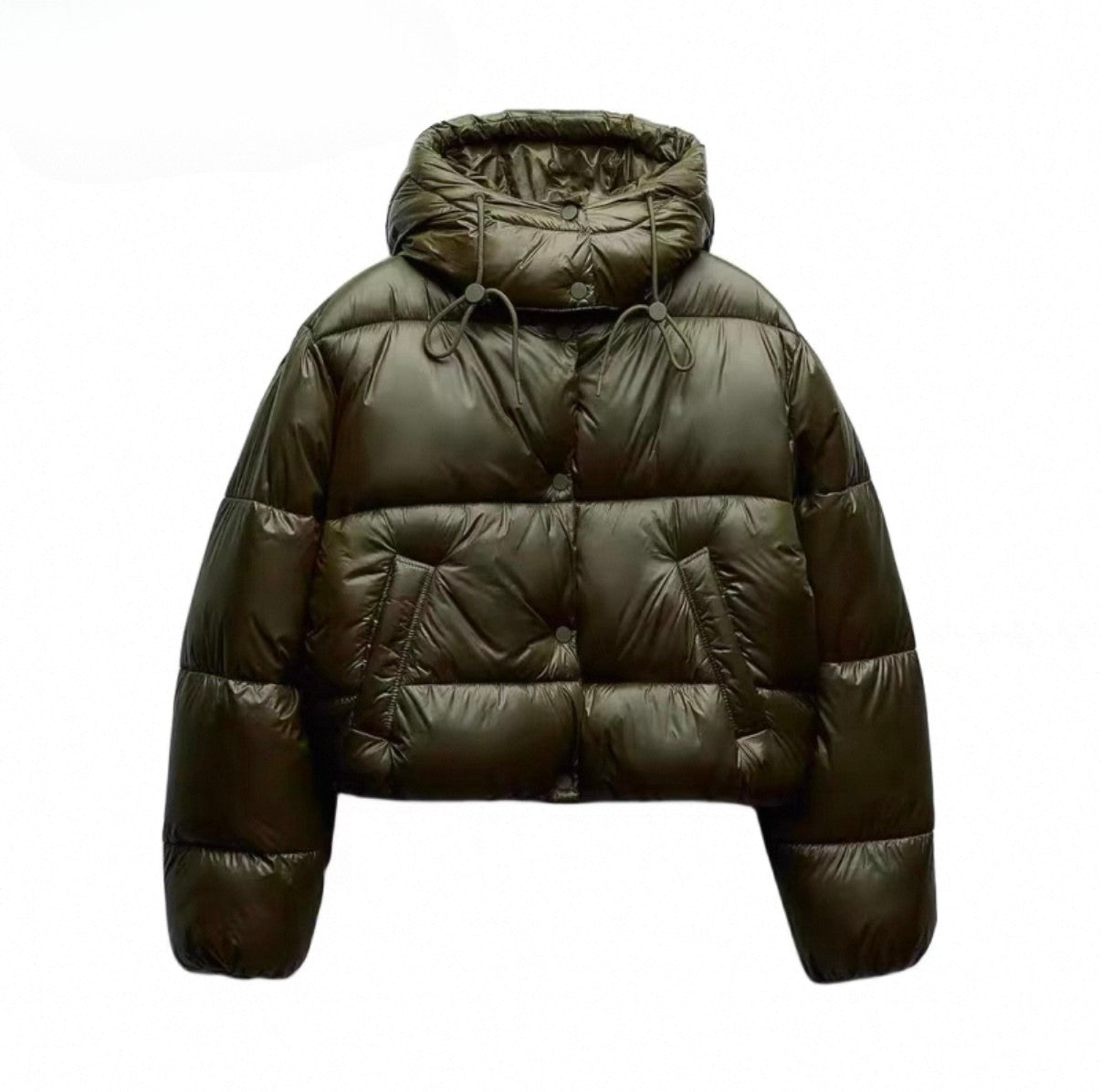 OliveAir-Virale Pufferjacke